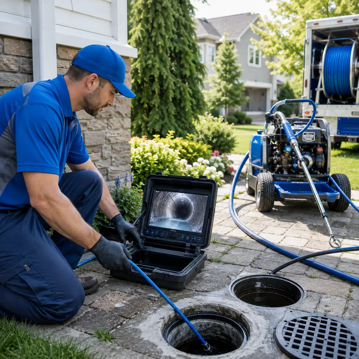 Outdoor drain cleaning professionals serving Vina, CA